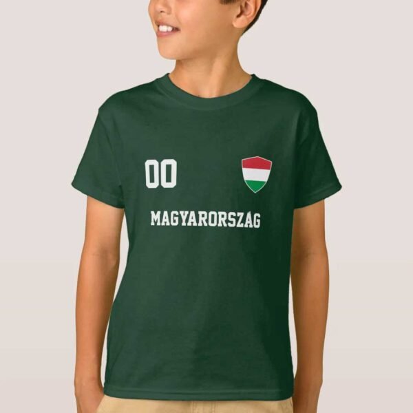 Hungary Custom Name And Number Football T-Shirt