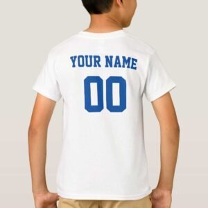 Slovakia Custom Name And Number Football Jersey Kids T-Shirt