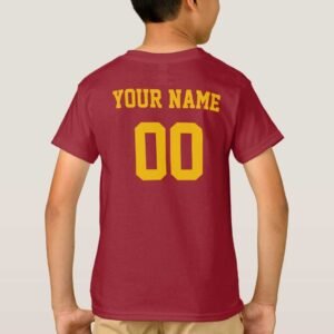 Spain Custom Name And Number Football Kids T-Shirt