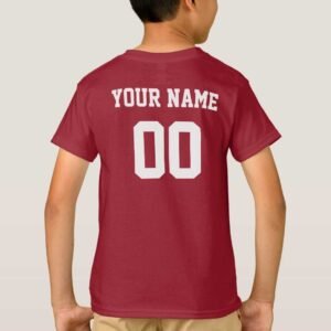 Czech Republic Custom Name And Number Football Kids T-Shirt
