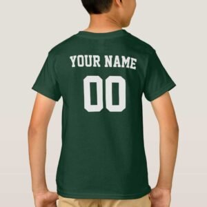 Portugal Custom Name & Number Football Kids Jersey T-Shirt