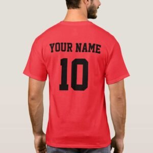 Albania Personalized National Football/Soccer Team Jersey T-Shirt