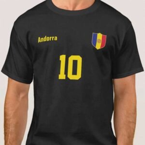 Andorra Personalized National Football/Soccer Team Jersey T-Shirt