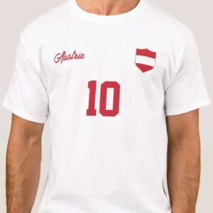 Austria Personalized National Football/Soccer Team Jersey T-Shirt