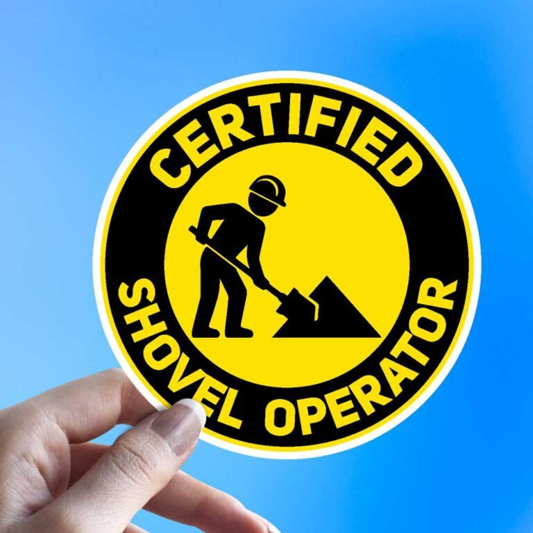 Read more about the article Certified Shovel Operator Sticker