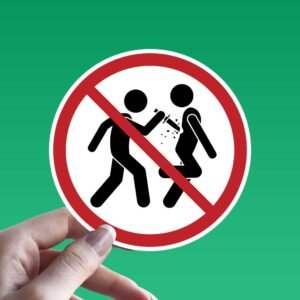 Read more about the article No Backstabbing Funny Sign | Do Not Backstab Sticker