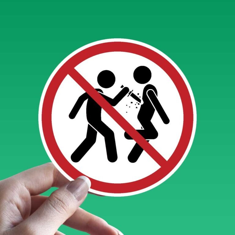 Read more about the article No Backstabbing Funny Sign | Do Not Backstab Sticker