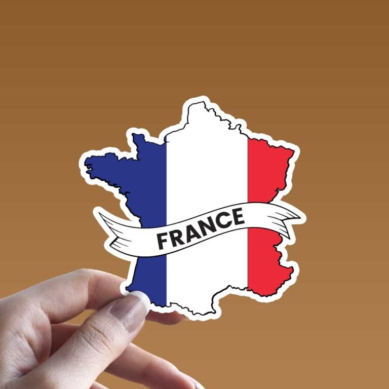 Read more about the article France Flag Map Sticker