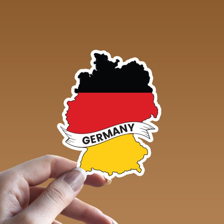 Read more about the article Germany Flag Map Sticker