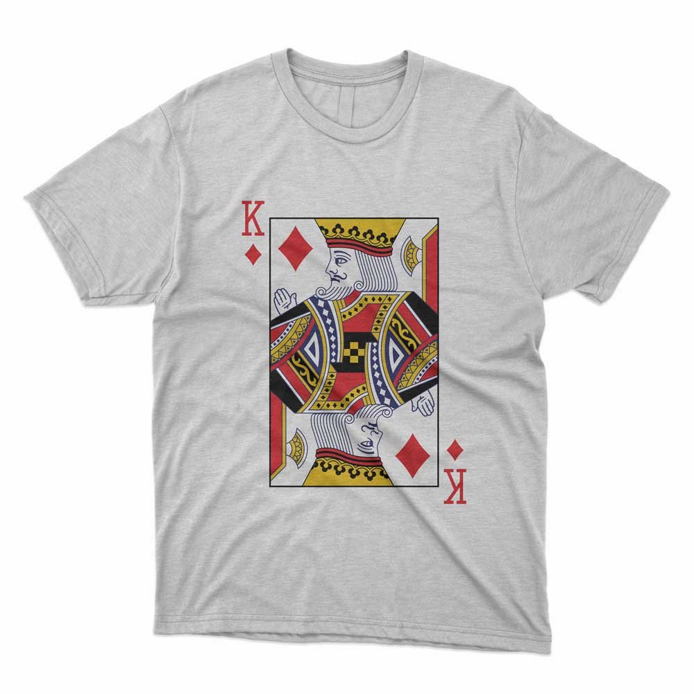 King of Diamonds Poker Casino Playing Card T-Shirt