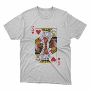 Read more about the article King of Hearts Poker Casino Playing Card T-Shirt