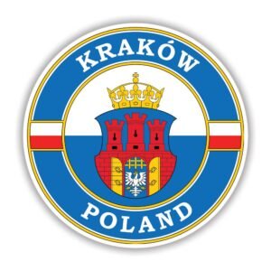 Read more about the article Krakow Poland Circle Emblem Sticker