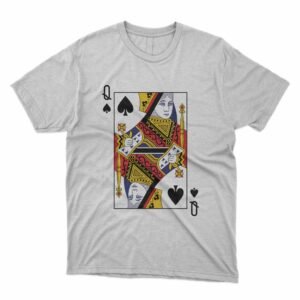 Read more about the article Queen of Spades Poker Casino Playing Card T-Shirt