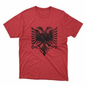 Read more about the article Vintage Distressed Albanian Eagle Coat of Arms T-Shirt