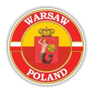 Read more about the article Warsaw Poland Circle Emblem Sticker