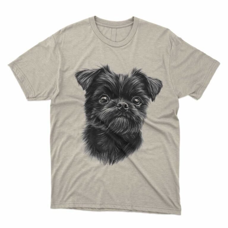 Read more about the article Affenpinscher Dog Monochrome Drawing T-Shirt