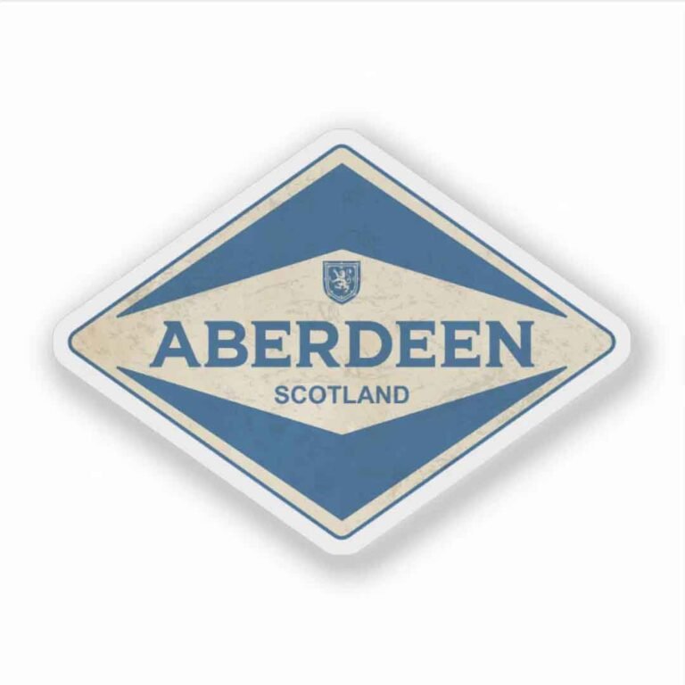 Read more about the article Aberdeen Scotland Vintage Sticker