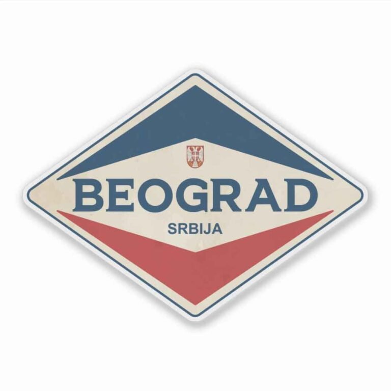 Read more about the article Belgrade Serbia Vintage Sticker