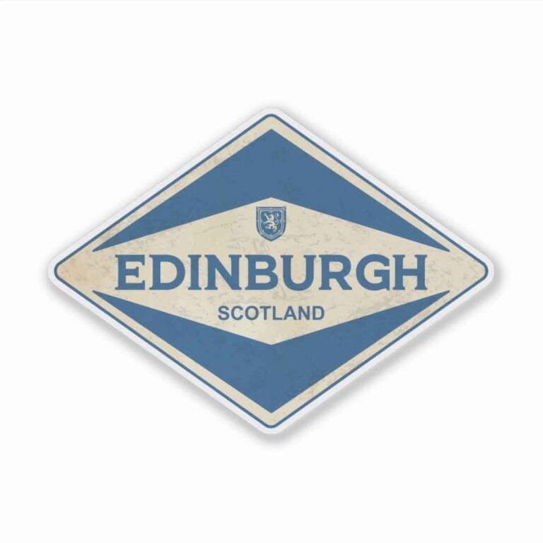 Read more about the article Edinburgh Scotland Vintage Sticker