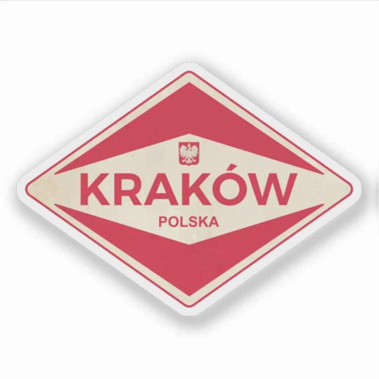Read more about the article Kraków Poland Vintage Sticker