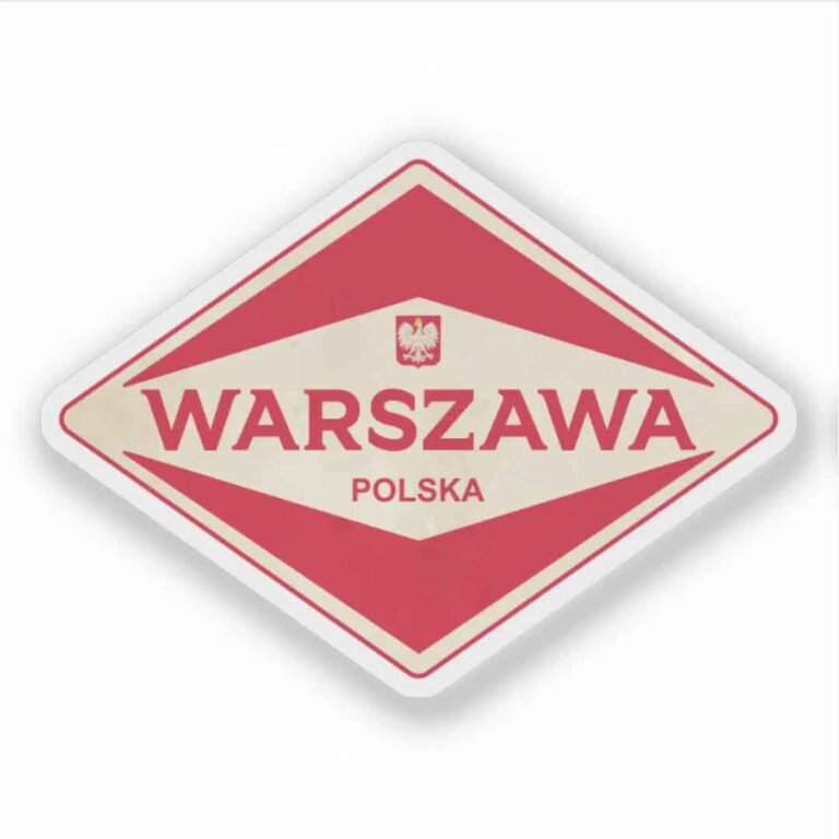 Read more about the article Warszawa Poland Vintage Sticker
