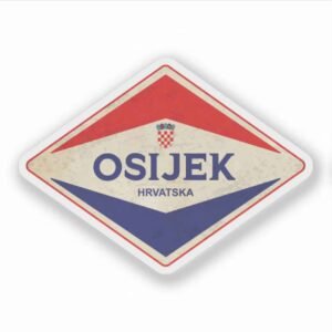Read more about the article Osijek Croatia Vintage Sticker