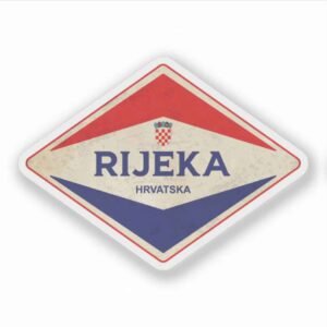 Read more about the article Rijeka Croatia Vintage Sticker