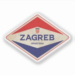 Read more about the article Zagreb Croatia Vintage Sticker
